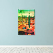 Toile Métropole (Insitu (Plancher de Bois))