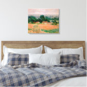 Toile Meule à Giverny - Claude Monet - 1886 (Insitu(Chambre))