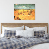 Toile Meules avec moissonneuse de Vincent van Gogh (Insitu(Chambre))