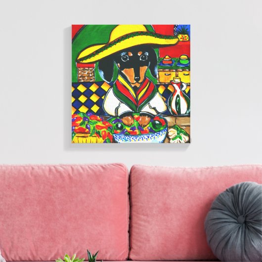 TOILE MEXICO CHEF DACHSHSHING (Insitu(Salon))