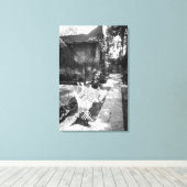 Toile MEXICO, D.F., Mexico, COYOACAN : Banc à (Insitu (Plancher de Bois))