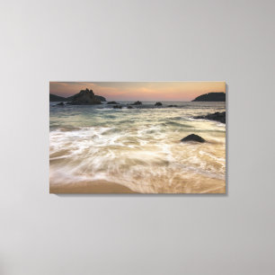 Toile Mexique, Guerrero, Zihuatanejo. Faire du surf le