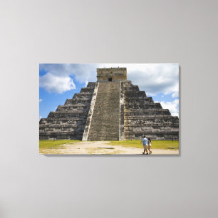Toile Mexique, Quintana Roo, près de Cancun, Chichen 2