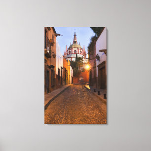 Toile Mexique, San Miguel de Allende. Tôt le matin