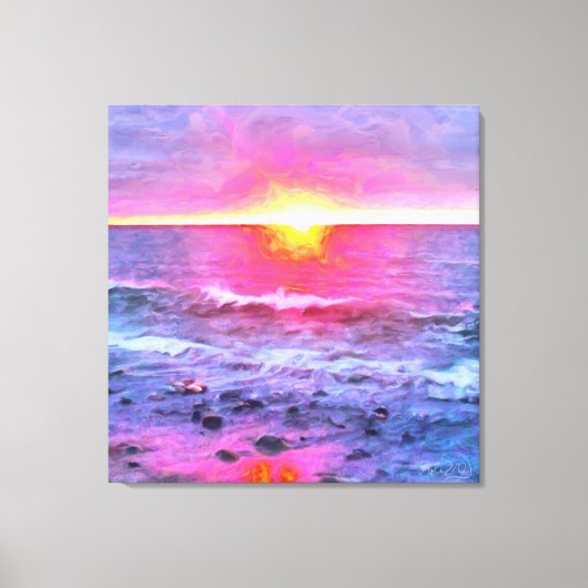 Toile Mexique Sunset 0909 Art (Recto)