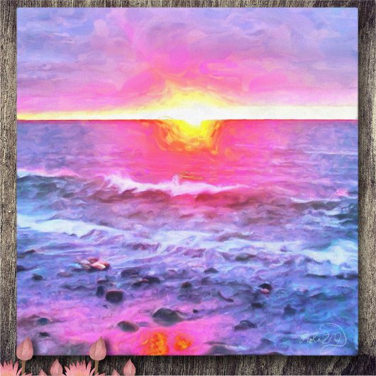 Toile Mexique Sunset 0909 Art