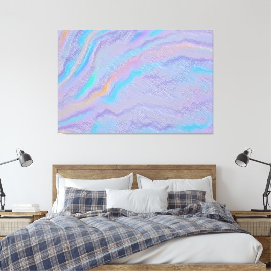 Toile Mezmerizing Iridescence Stone (Insitu(Chambre))