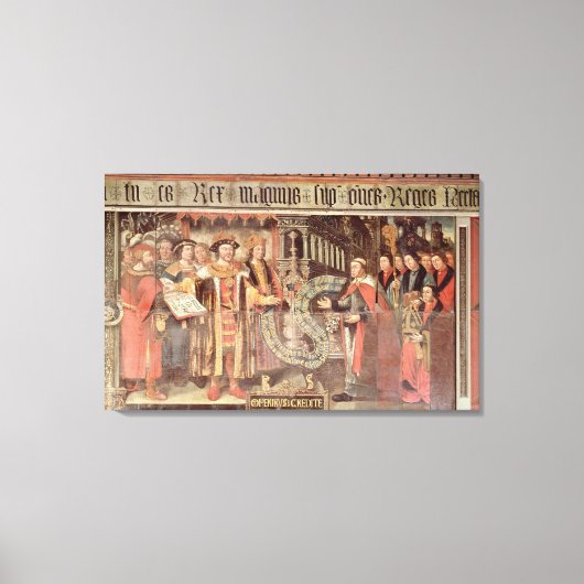 Toile Mgr Robert Sherburne avec Henri VIII (Recto)