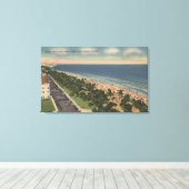 Toile Miami, FL - Ocean Drive et Lummus Park (Insitu (Plancher de Bois))
