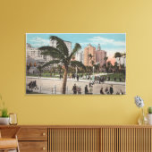 Toile Miami, Floride - Vue sur Bayfront Park & Hôtels (Insitu(Salon))