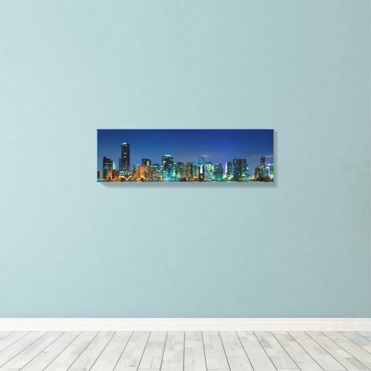 Toile Miami Nights (Insitu (Plancher de Bois))