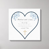 Toile Michael et Lesley Mariage Gift (Recto)