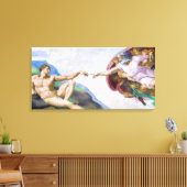 Toile Michel-Ange - Création d'Adam isolée (Insitu(Salon))