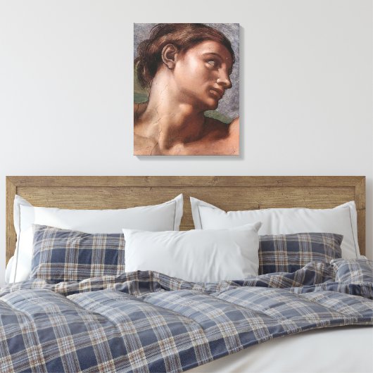 Toile Michelangelo Création Adam Dieu Art (Insitu(Chambre))