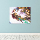 Toile Michelangelo - Création d'Adam Isolé (Insitu (Plancher de Bois))