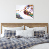 Toile Michelangelo - Création d'Adam Isolé (Insitu(Chambre))