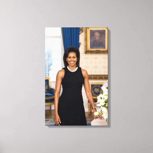 Toile Michelle Obama Canvas Imprimer (Recto)