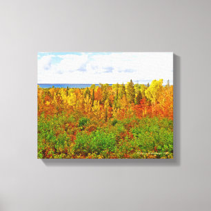TOILE MICHIGAN AGLOW EN AUTOMNE