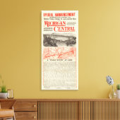 Toile Michigan Central Railroad (Insitu(Salon))