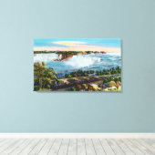 Toile Michigan Central Train Vue des chutes Niagara (Insitu (Plancher de Bois))