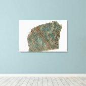 Toile Microcline, Variety Amazonite, Ontario, Canada (Insitu (Plancher de Bois))