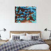 Toile Micrococcus Bacteria sur gélose (Insitu(Chambre))