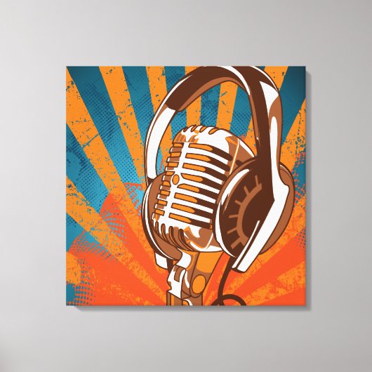 Toile Microphone urbain (Recto)