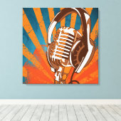 Toile Microphone urbain (Insitu (Plancher de Bois))