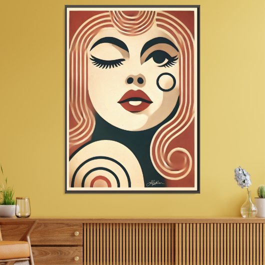 Toile Mid Century Modern Art The Beauty Spot (Insitu(Salon))