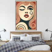Toile Mid Century Modern Art The Beauty Spot (Insitu(Chambre))
