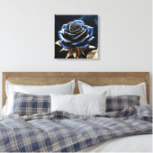 Toile Midnight Bloom Rose (Insitu(Chambre))