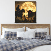 Toile Midnight Standoff: Gothic Cowboy (Insitu(Chambre))
