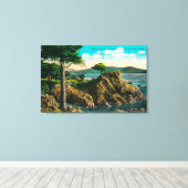 Toile Midway Point sur Seventeen Mile Drive (Insitu (Plancher de Bois))