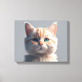 Toile Mignonne peinture de chat (Recto)