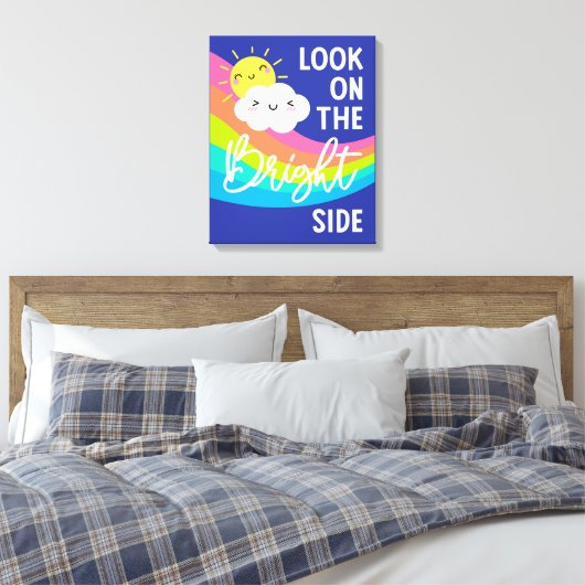 Toile Mignonne regard sur le côté lumineux (Insitu(Chambre))