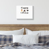 Toile Mignonne saison d'automne Joyeux Fallidays Thanksg (Insitu(Chambre))