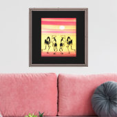 Toile Mignonne Sunny Day Pause danse (Insitu(Salon))