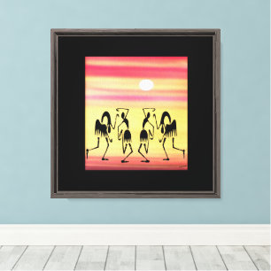 Toile Mignonne Sunny Day Pause danse