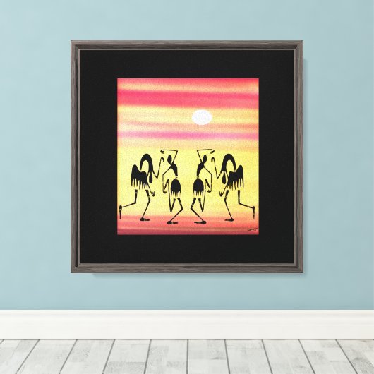 Toile Mignonne Sunny Day Pause danse (Insitu (Plancher de Bois))