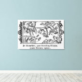 Toile Migration des lemmings (Insitu (Plancher de Bois))