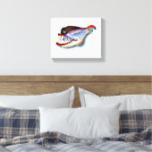Toile Mike Quinn Toothy Fish avec attitude (Insitu(Chambre))