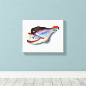Toile Mike Quinn Toothy Fish avec attitude (Insitu (Plancher de Bois))