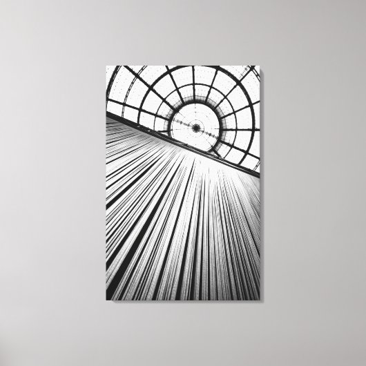 Toile Milano Italie, présentation à la Galleria (Recto)