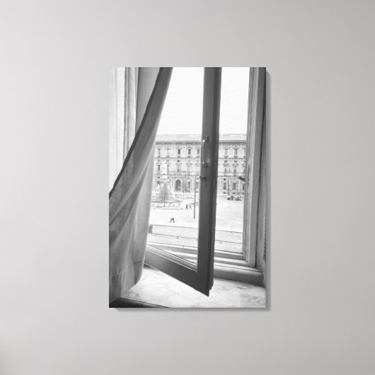 Toile Milano Italie, vue depuis La Scala Opera Window (Recto)