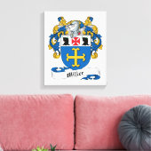 Toile Miller Family Crest (Insitu(Salon))