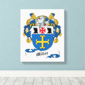 Toile Miller Family Crest (Insitu (Plancher de Bois))