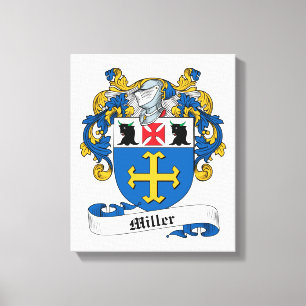 Toile Miller Family Crest