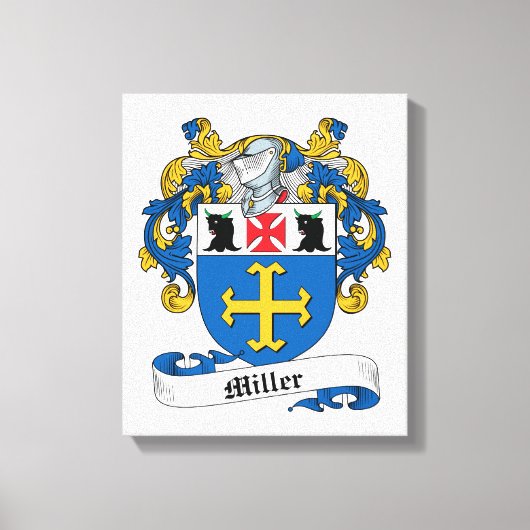 Toile Miller Family Crest (Recto)