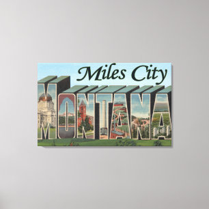 Toile Milles de ville, Montana