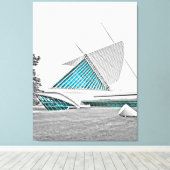 Toile Milwaukee Art Museum 7 (Insitu (Plancher de Bois))